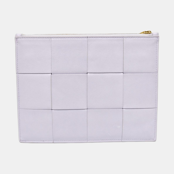 Lambskin Clutch Purple