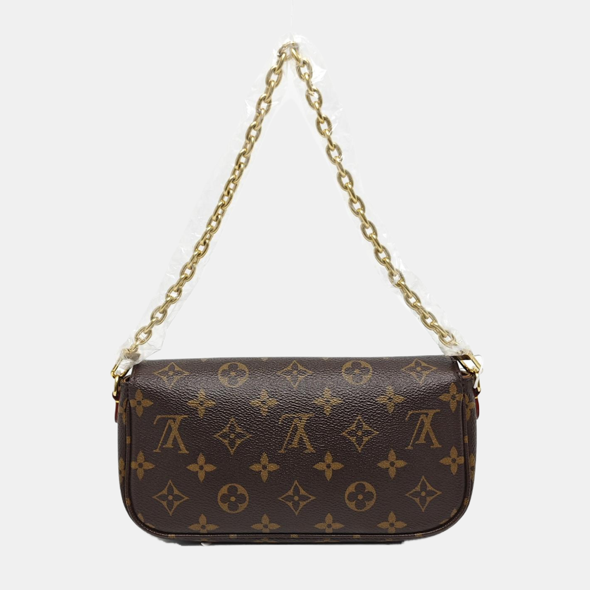 IVY Monogram Coated Canvas Brown
