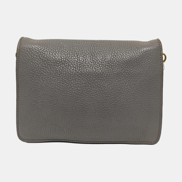 Calfskin Shoulder Bag Gray