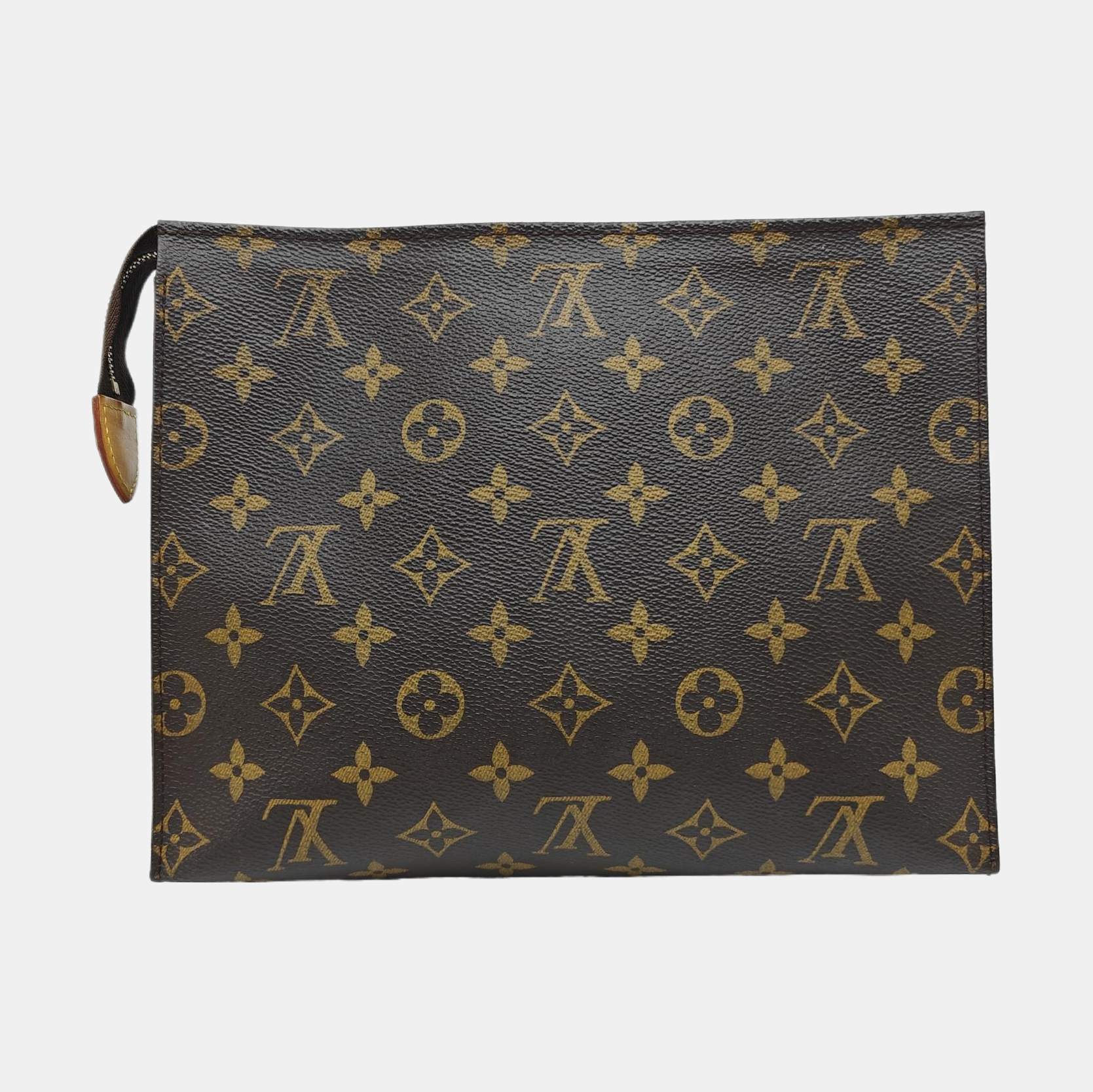 TOILET POCKET 26 Monogram Coated Canvas Brown