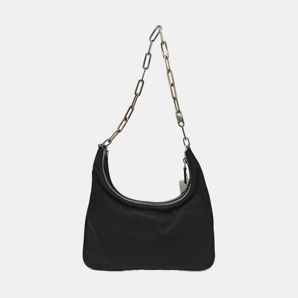 Canvas Shoulder Bag Black