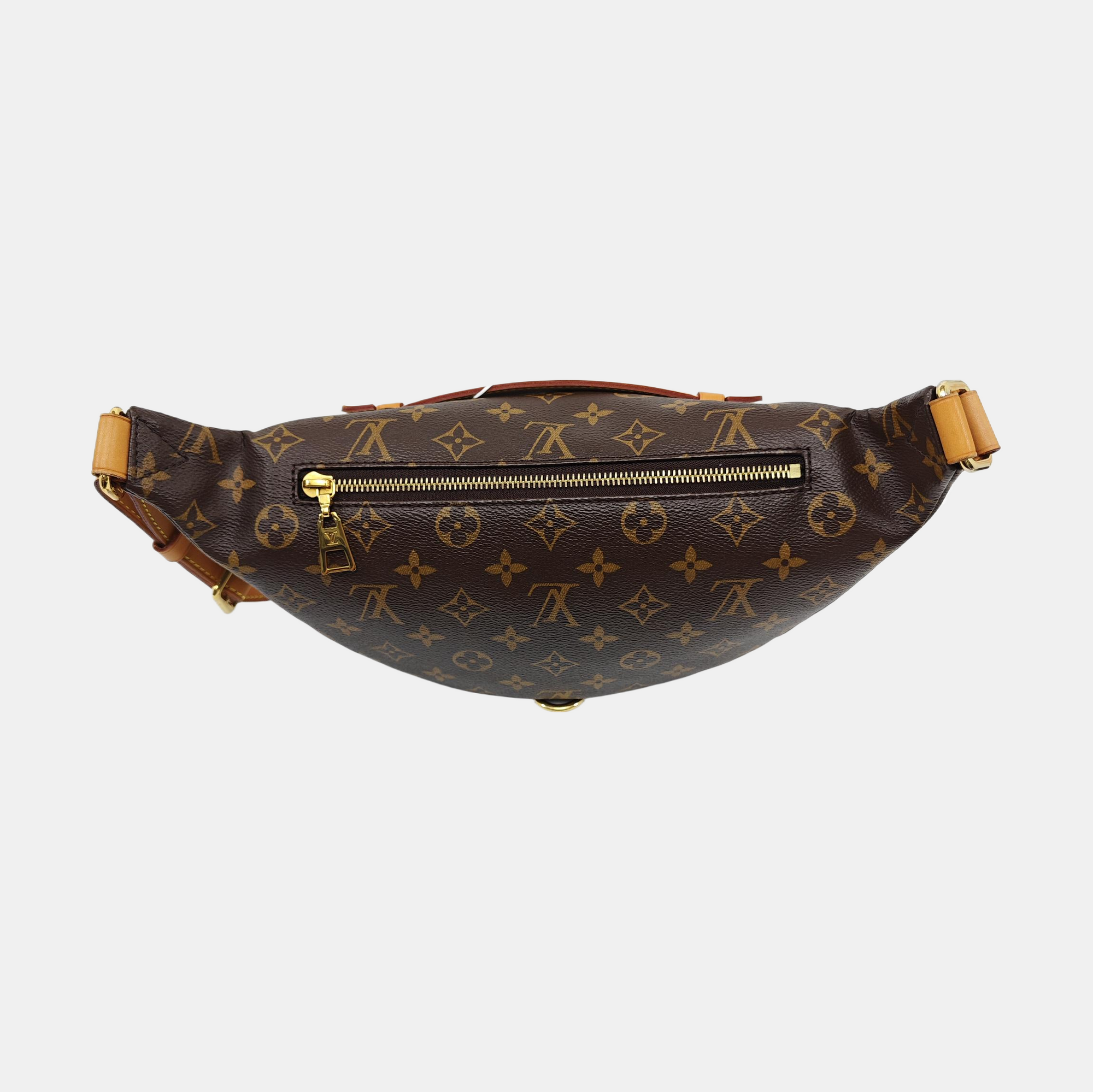 BUMBAG Monogram Coated Canvas Brown