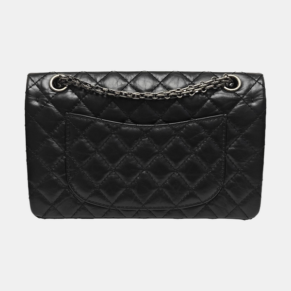 2.55 225 (small) Quilted Calfskin Black