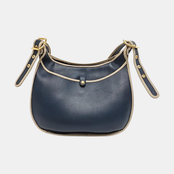 Calfskin Shoulder Bag Blue