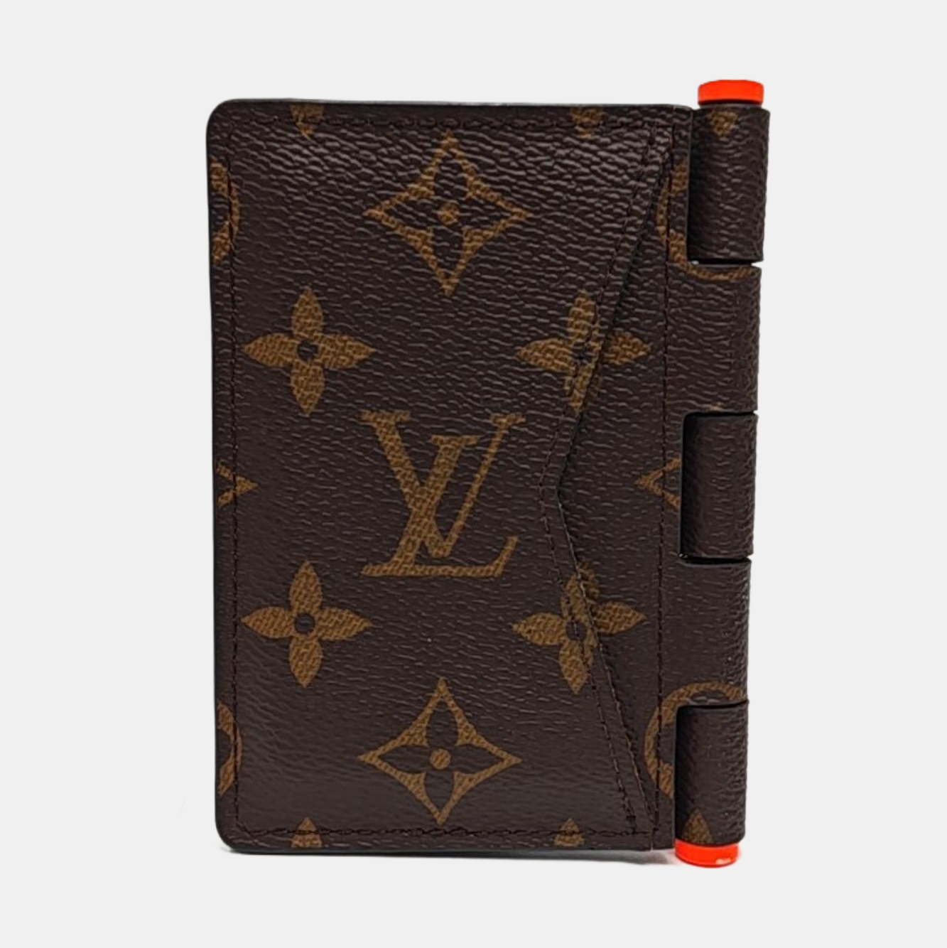 Monogram Coated Canvas Card Holder Mini Brown