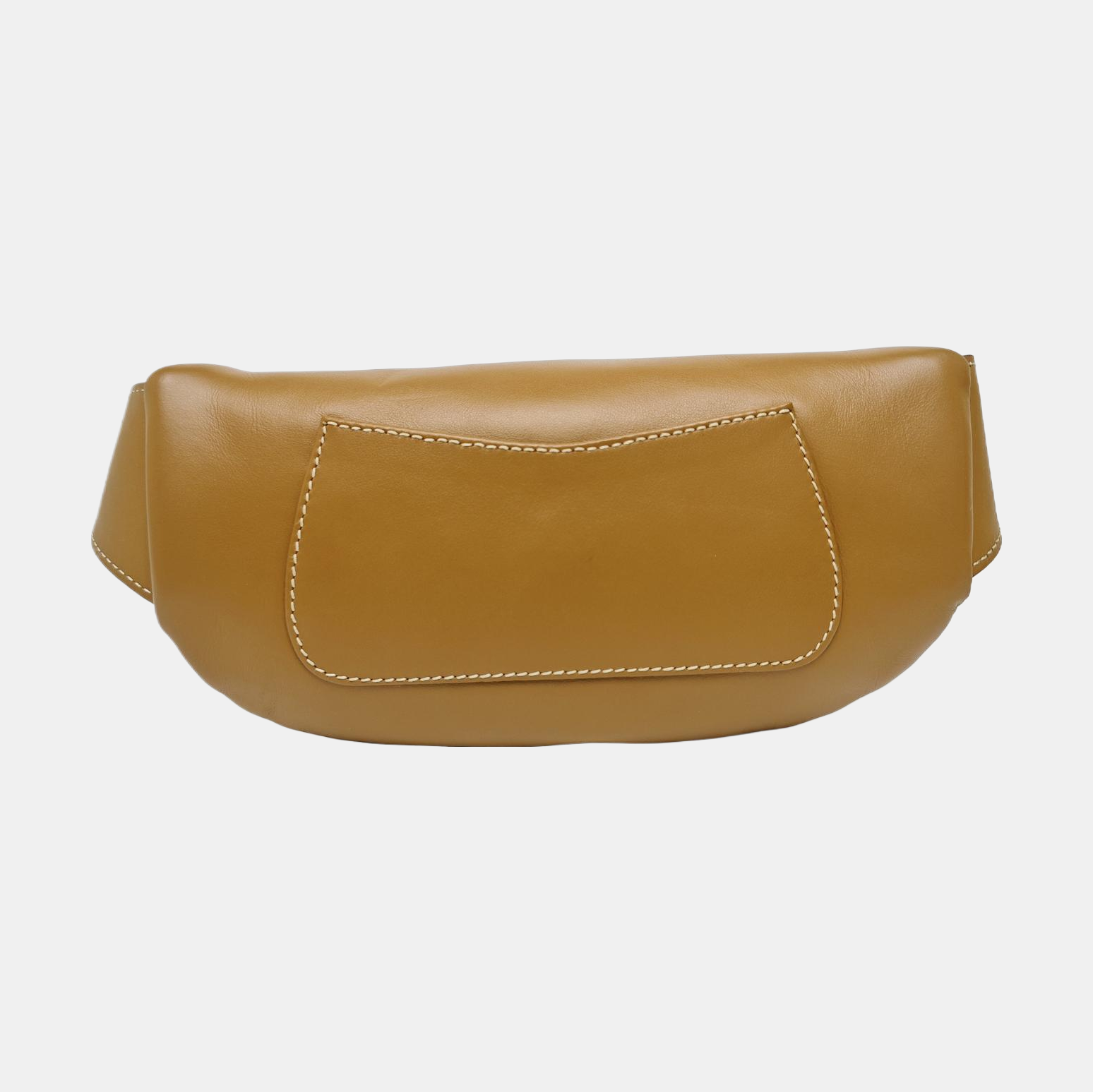 Two-Tone Waist Bag Calfskin Brown