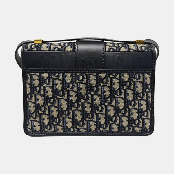 30 Montaigne Oblique Canvas Blue