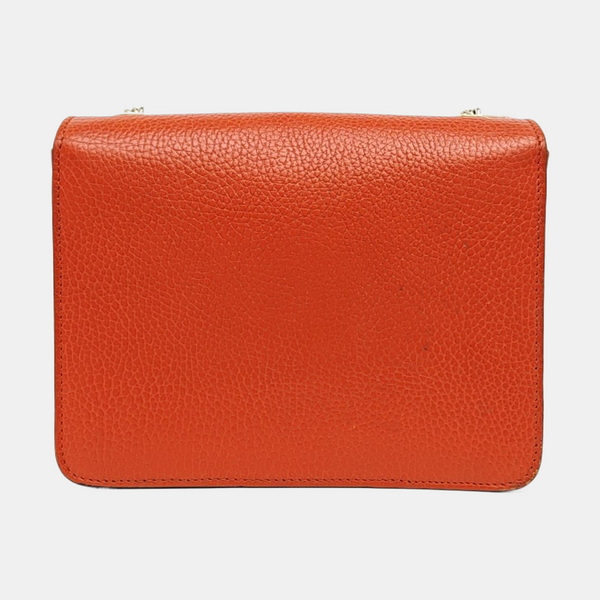 Interlocking G Small Calfskin Orange