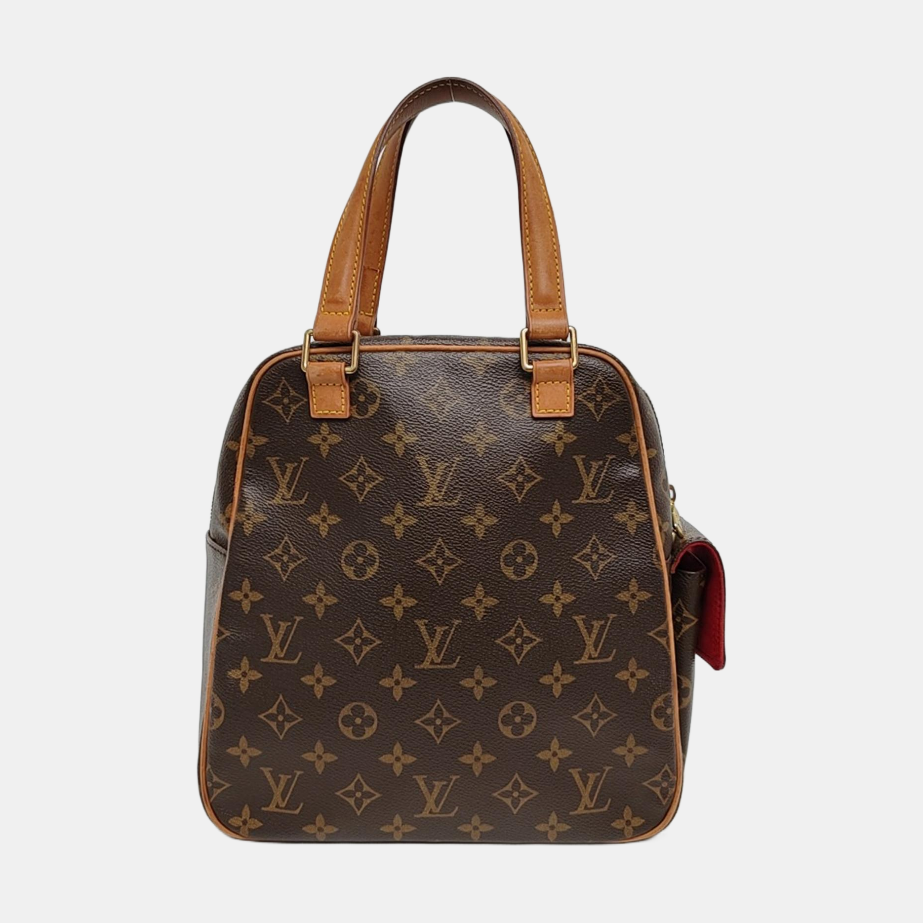EXCENTRI-CITE Monogram Coated Canvas Brown