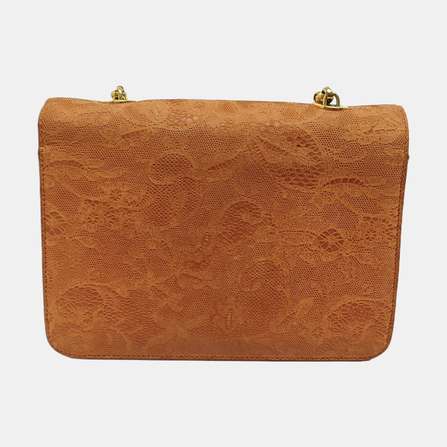 Calfskin Shoulder Bag Brown