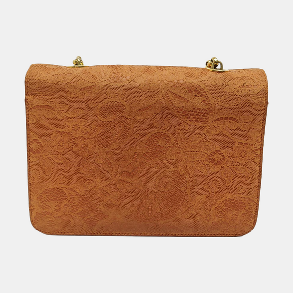 Calfskin Shoulder Bag Brown