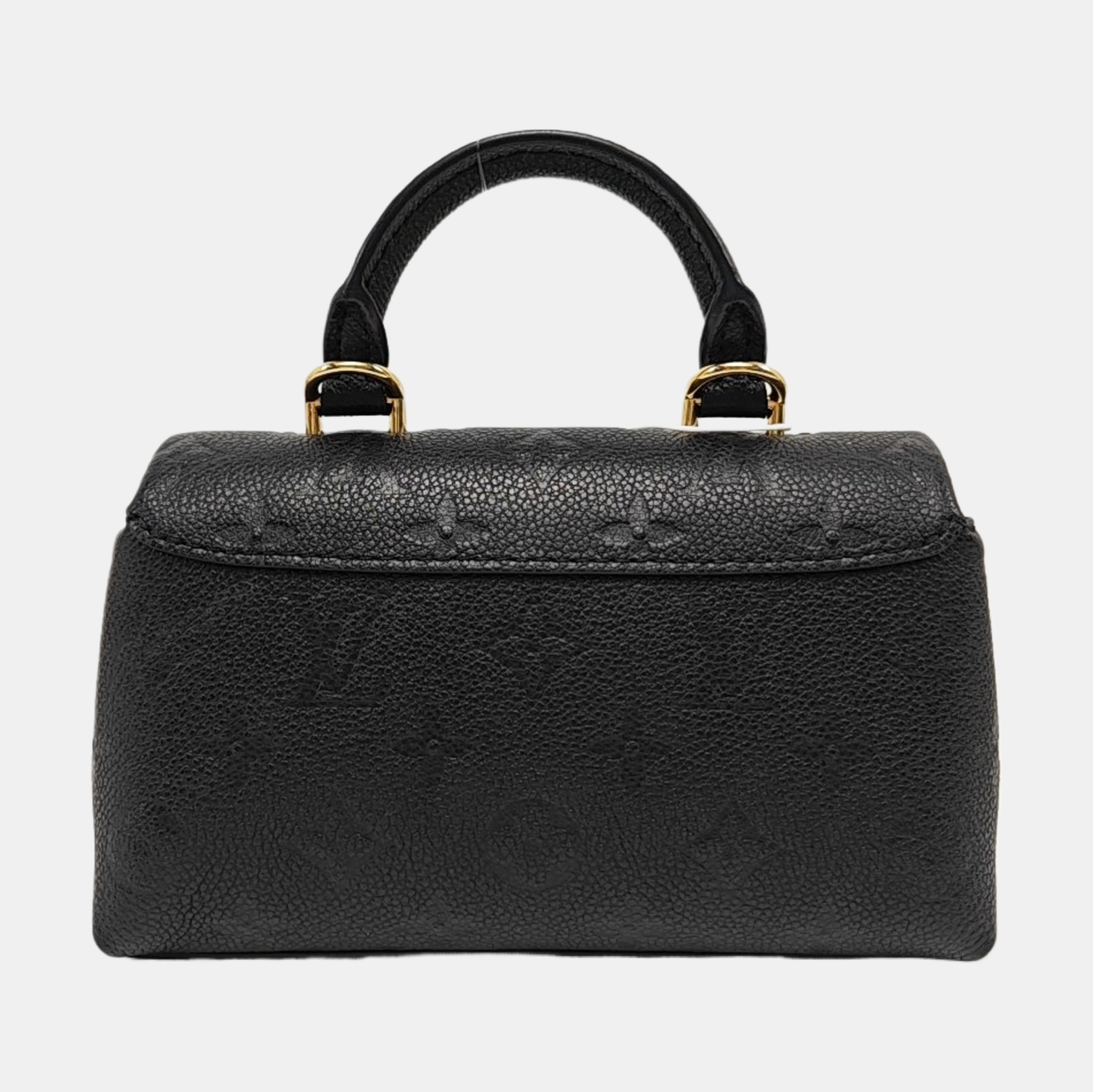 MADELEINE Nano Monogram Calfskin Black