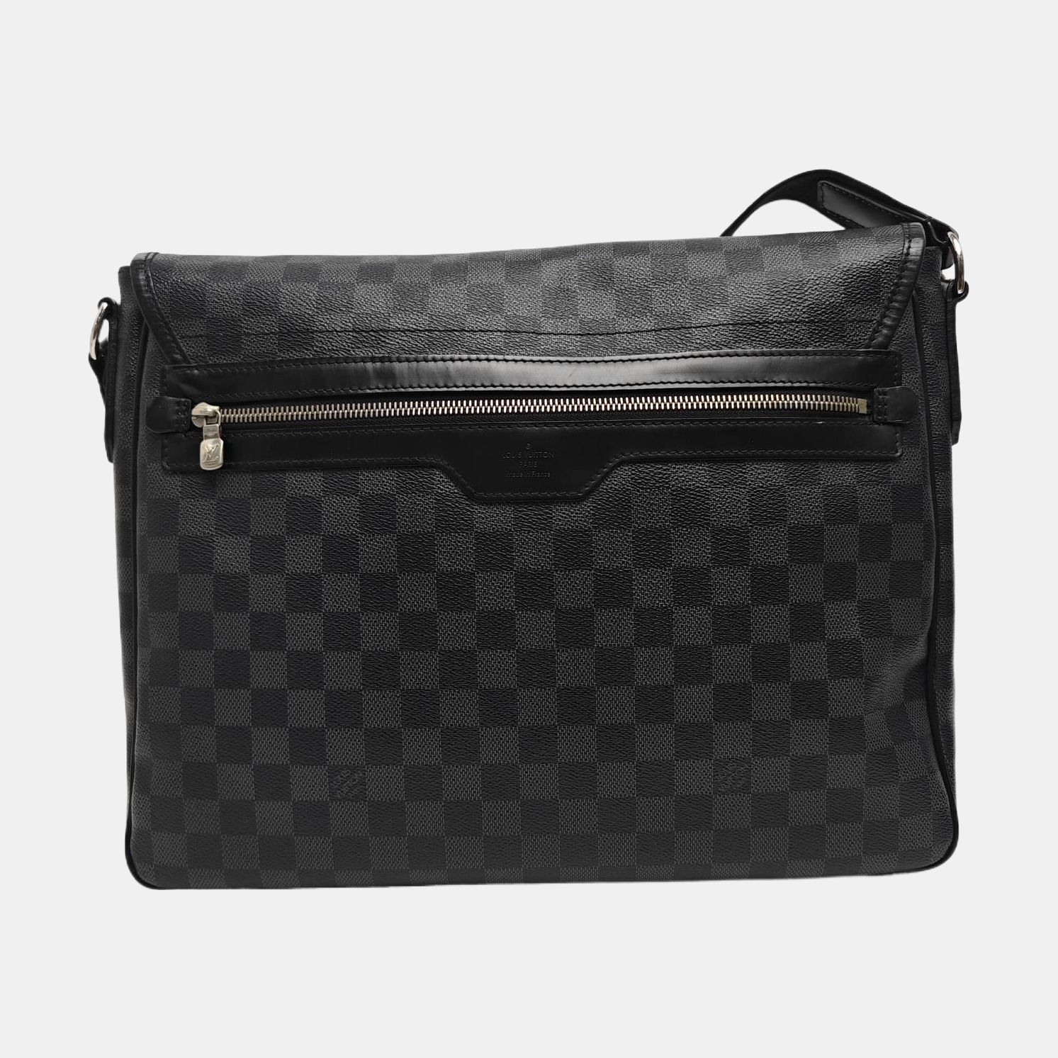 DANIEL Damier Graphite Coated Canvas Gray