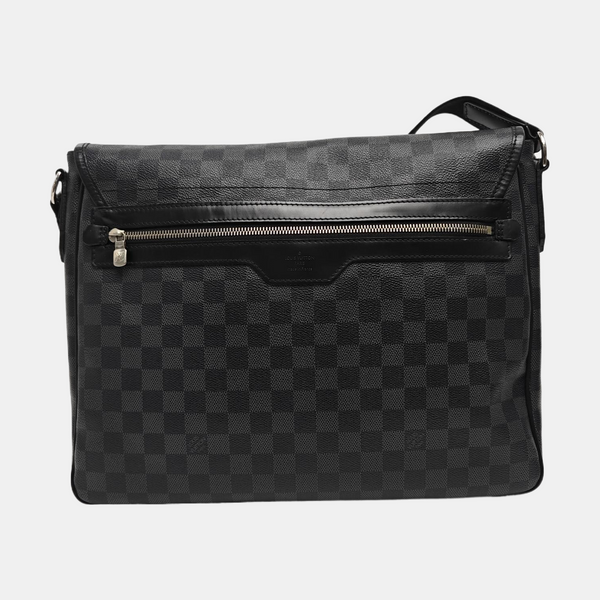 DANIEL Damier Graphite Coated Canvas Gray