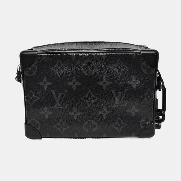 SOFT TRUNK Mini Monogram Coated Canvas Black