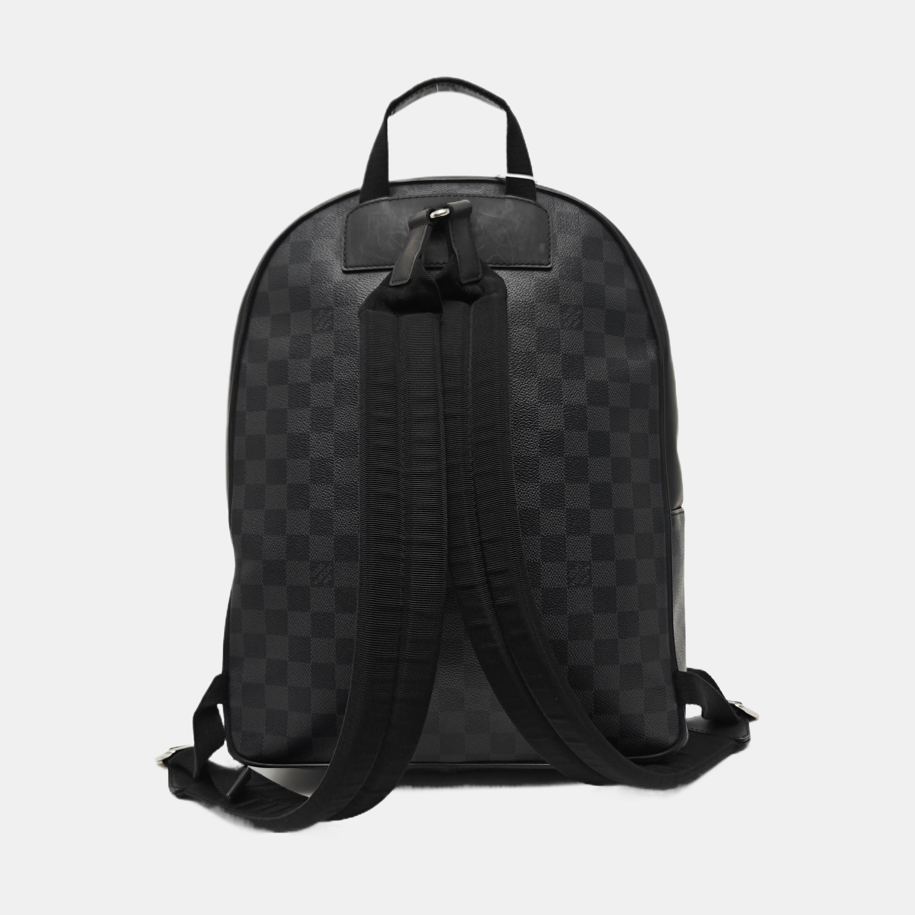 JOSH Damier Graphite Coated Canvas Gray