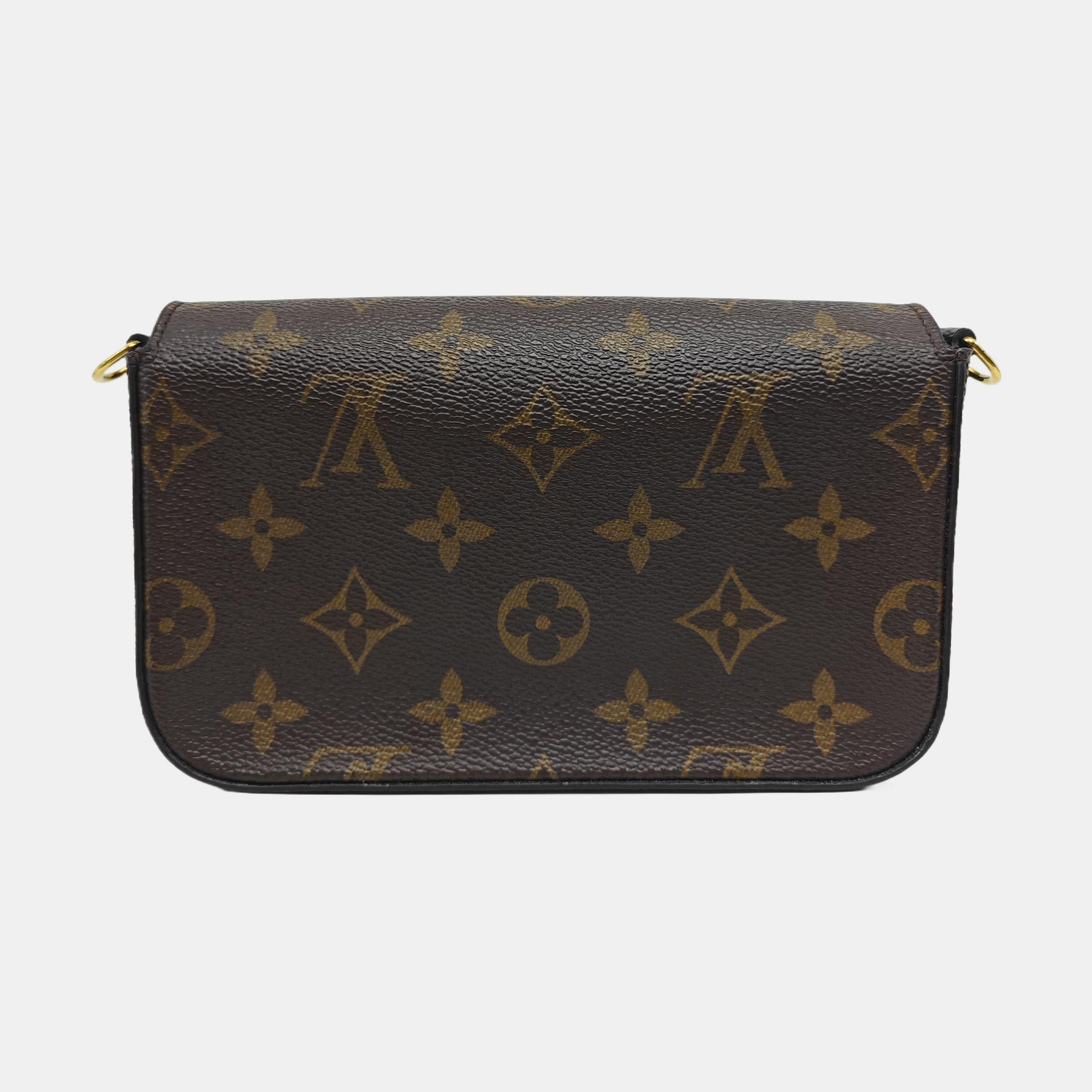 FÉLICIE Monogram Coated Canvas Brown