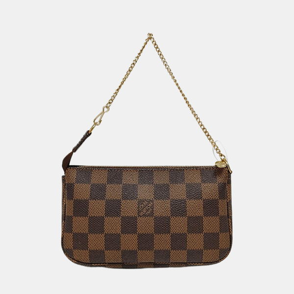 ACCESSOIRES MM Damier Ebene Coated Canvas Brown