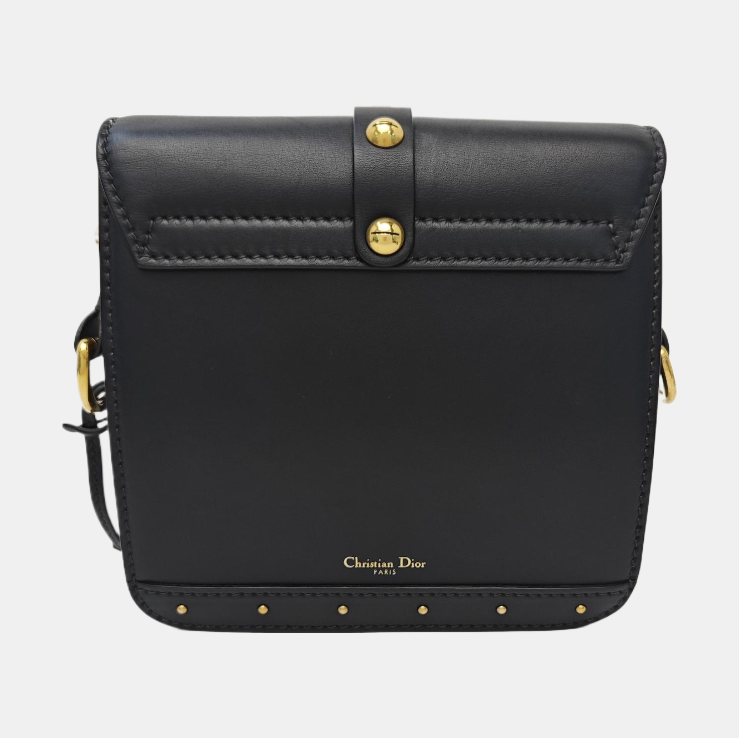 Calfskin Shoulder Bag Black
