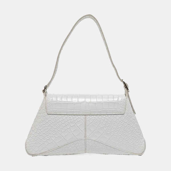 Calfskin Top Handle Bag White
