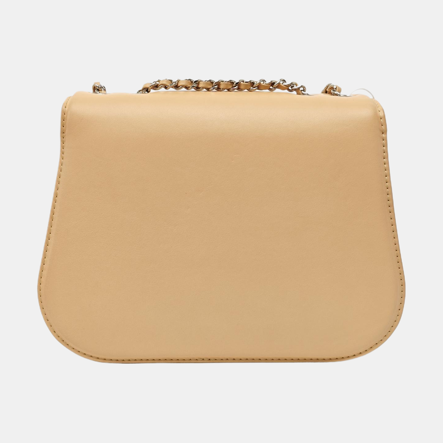 Calfskin Shoulder Bag Beige