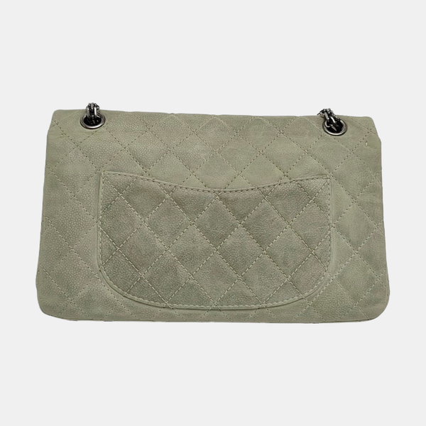 Authenticated pre-owned  2.55 Quilted Calfskin Green - Shoulder Bag at Looply