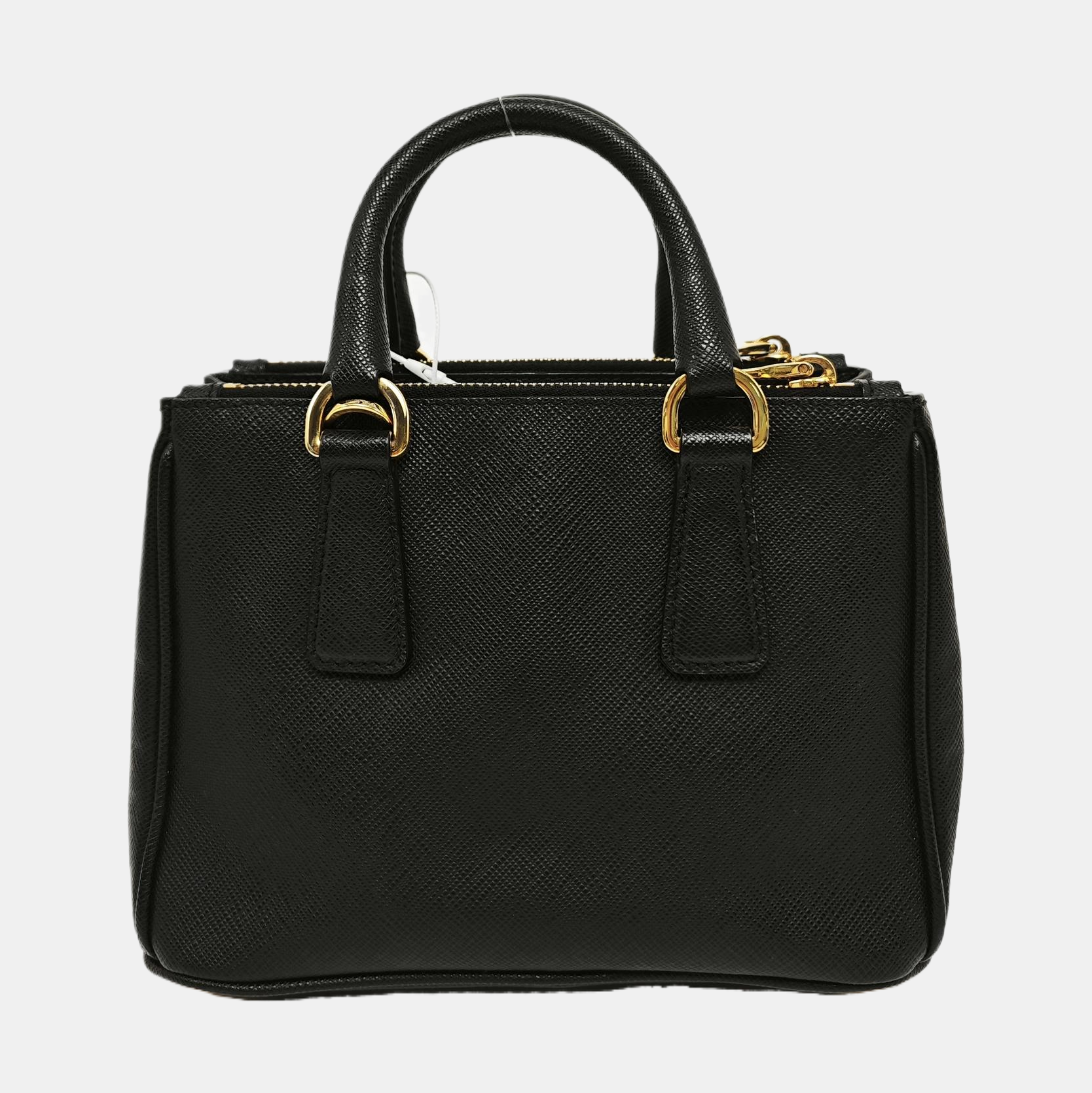 Galleria Super Mini Saffiano Calfskin Black