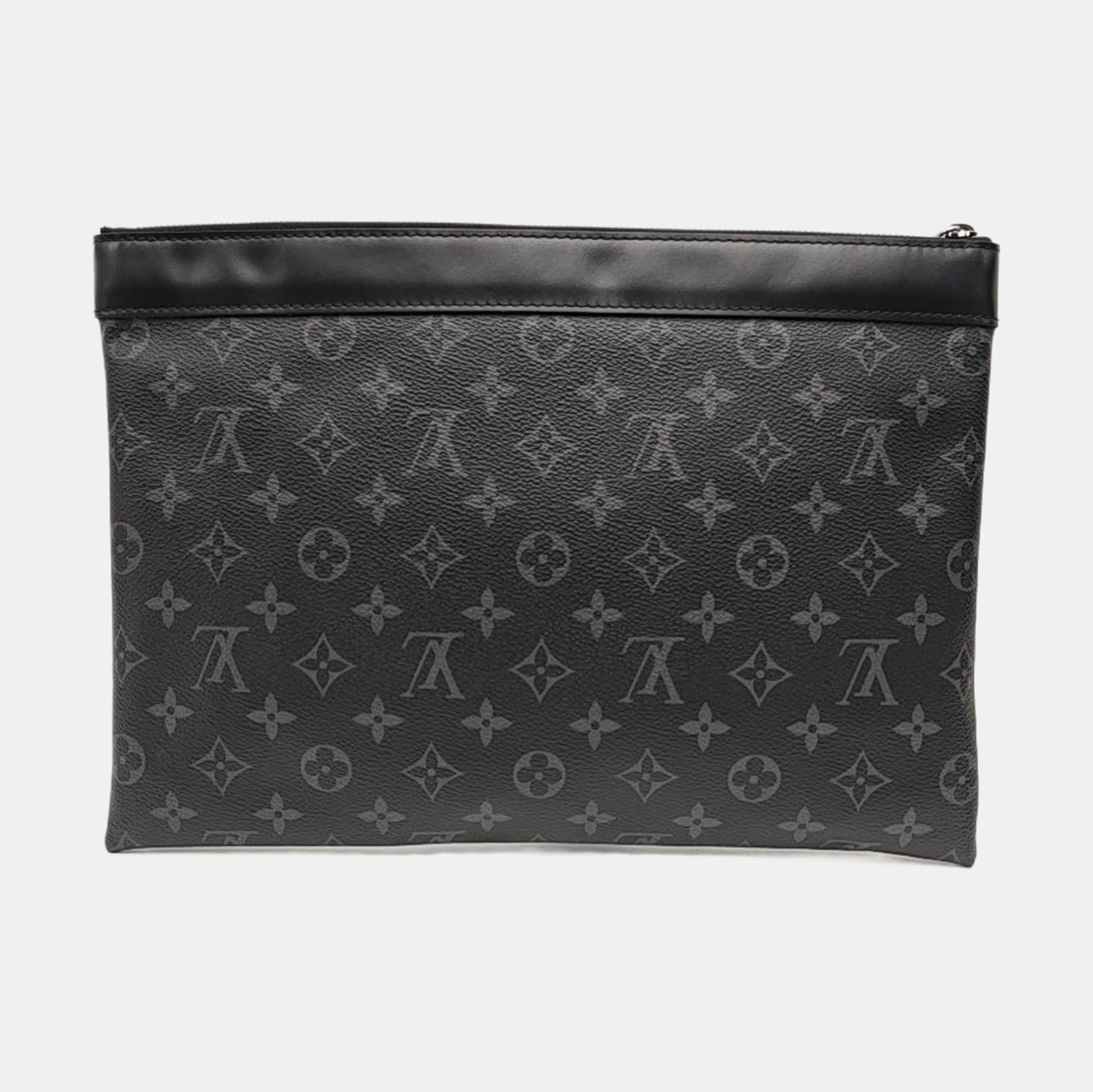 DISCOVERY Monogram Coated Canvas Gray
