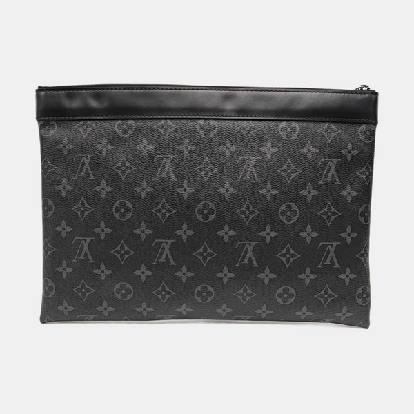 DISCOVERY Monogram Coated Canvas Gray