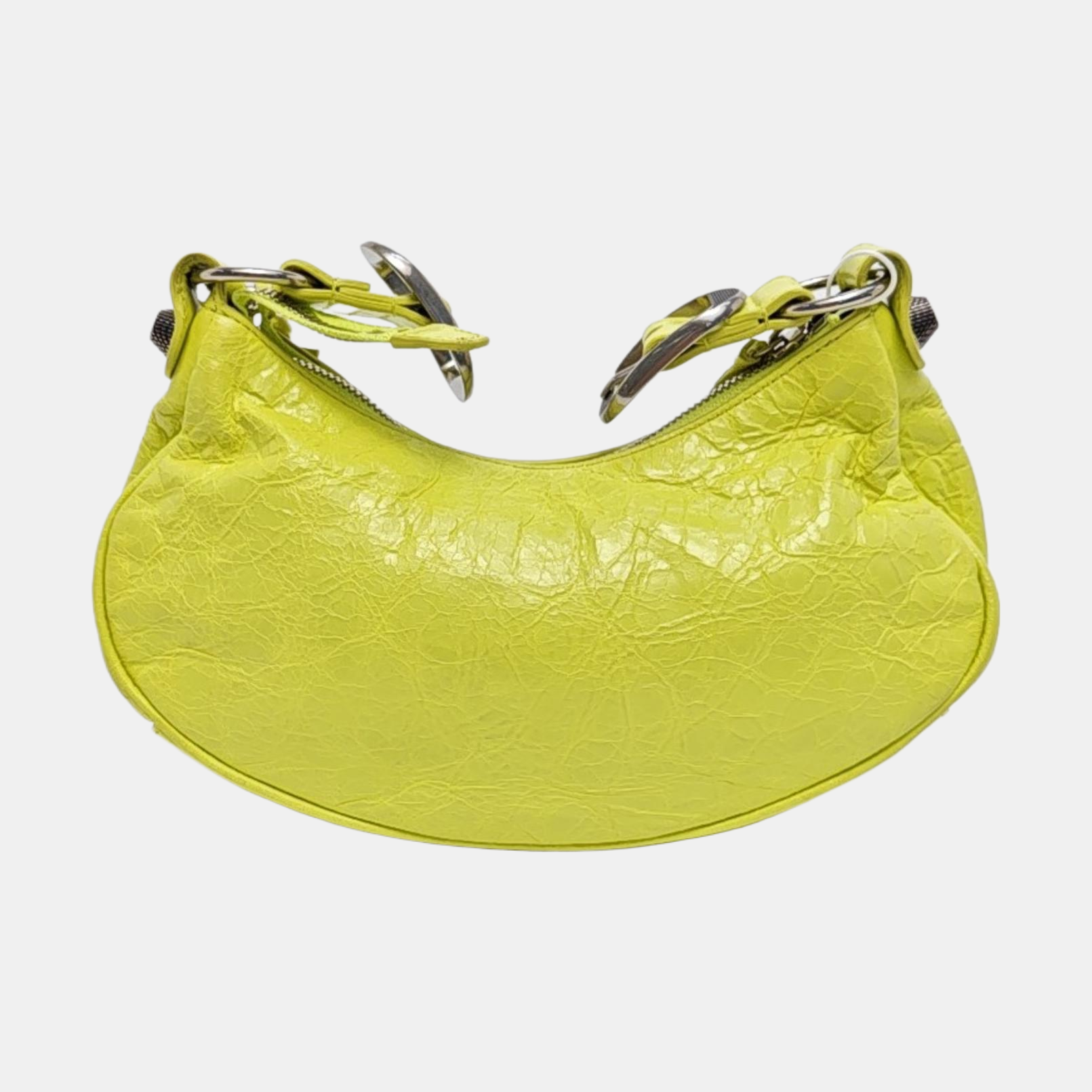 Le Cagole Mini Lambskin Yellow