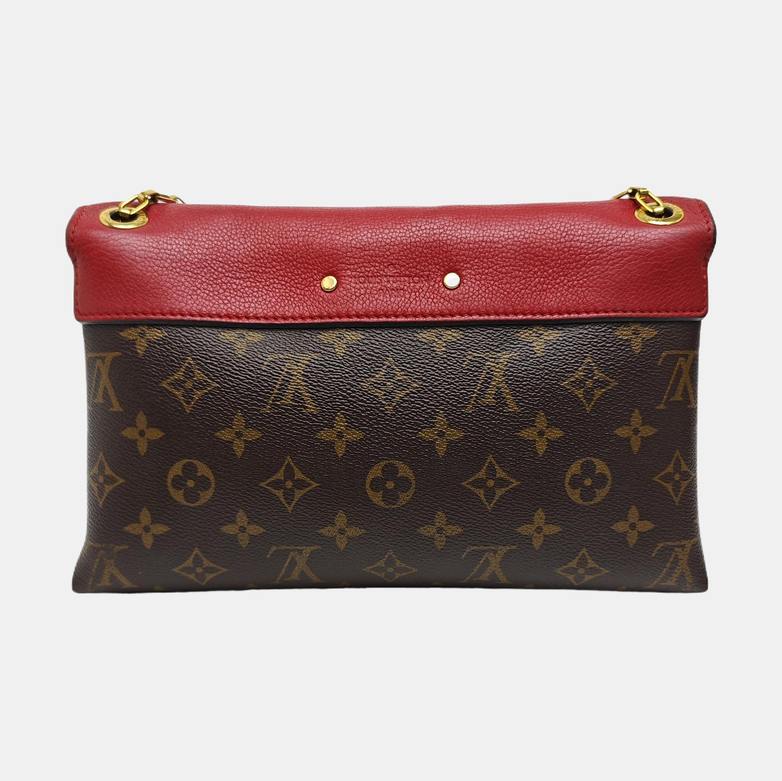 PALLAS BB Monogram Coated Canvas Brown