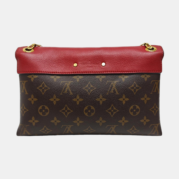 PALLAS BB Monogram Coated Canvas Brown