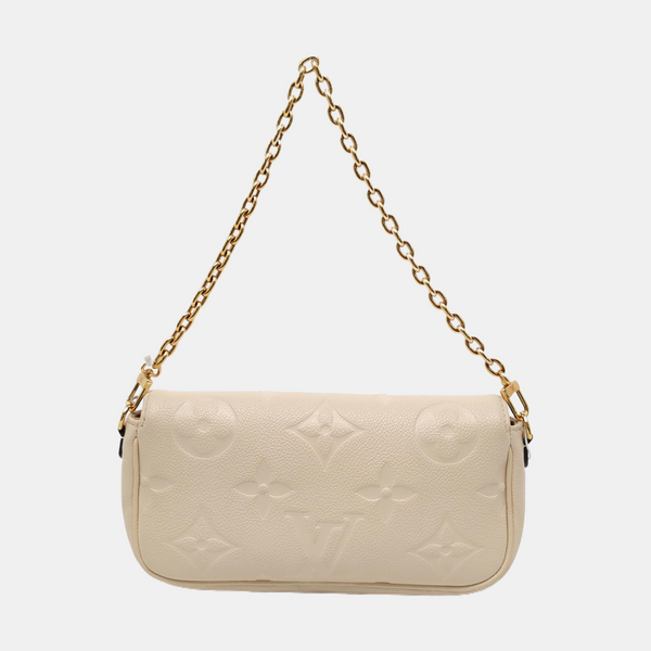 IVY Monogram Calfskin Beige