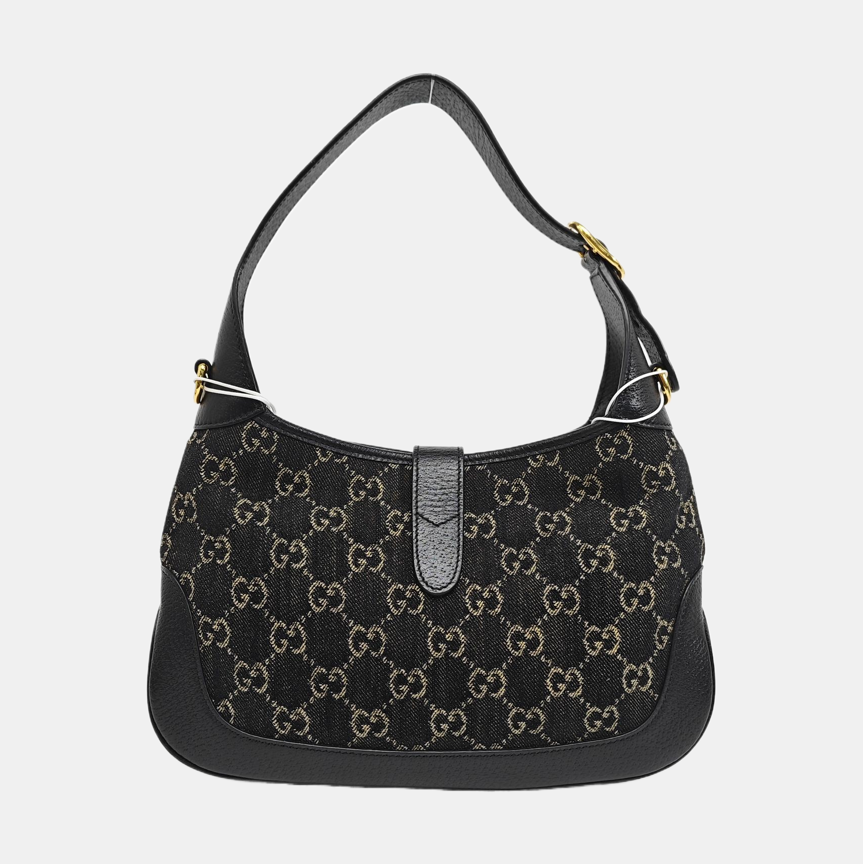 Jackie 1961 Small Monogram Denim Black