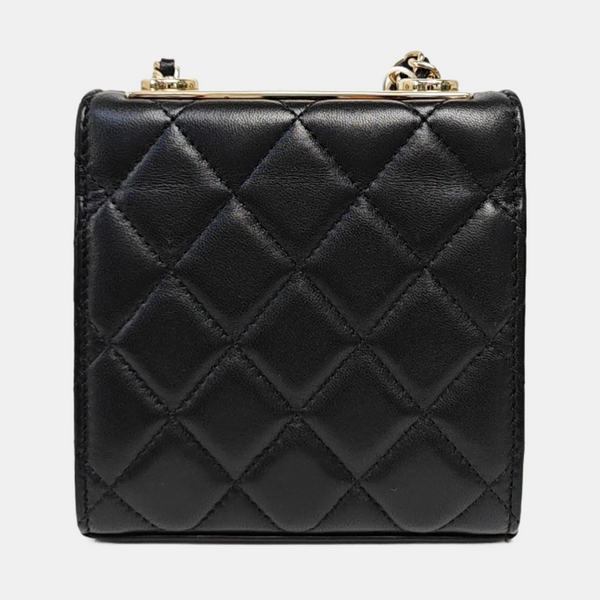 TRENDY CC Quilted Lambskin Black