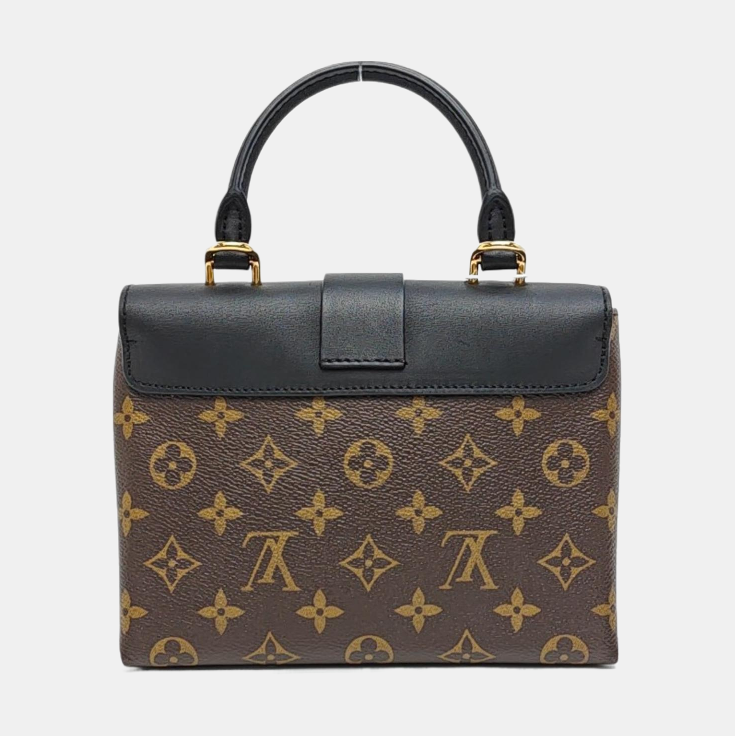 LOCKY BB Monogram Coated Canvas Brown