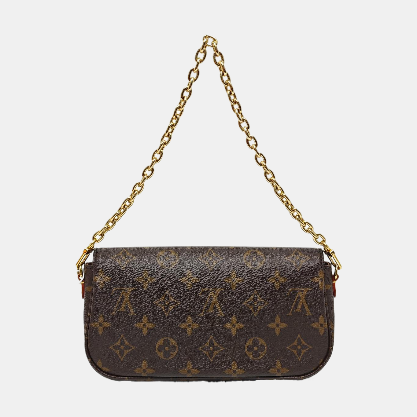 IVY Monogram Coated Canvas Brown