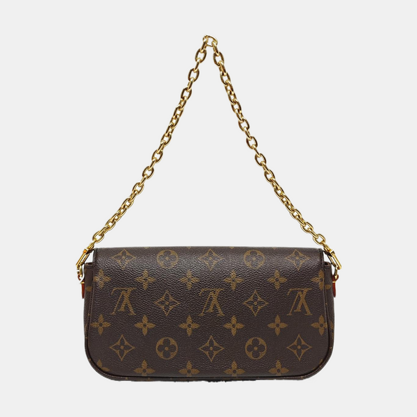 IVY Monogram Coated Canvas Brown
