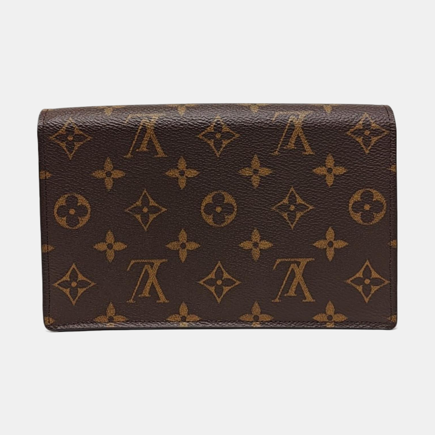 FLORE Monogram Coated Canvas Brown