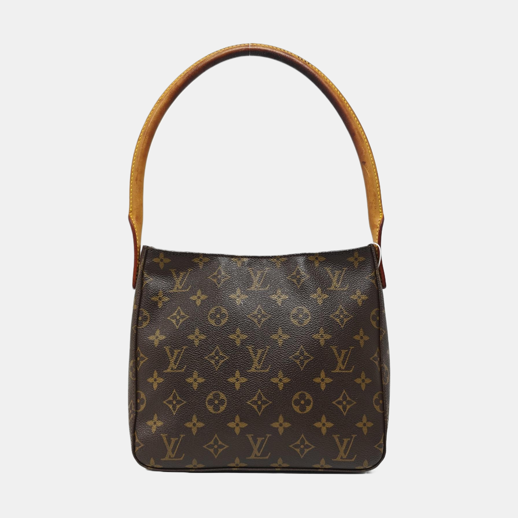 LOOPING MM Monogram Coated Canvas Brown