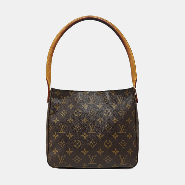 LOOPING MM Monogram Coated Canvas Brown