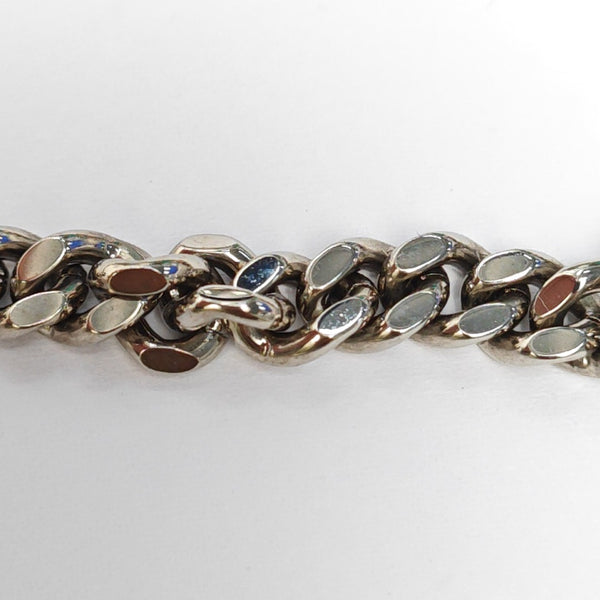 Fabric Silver Necklace