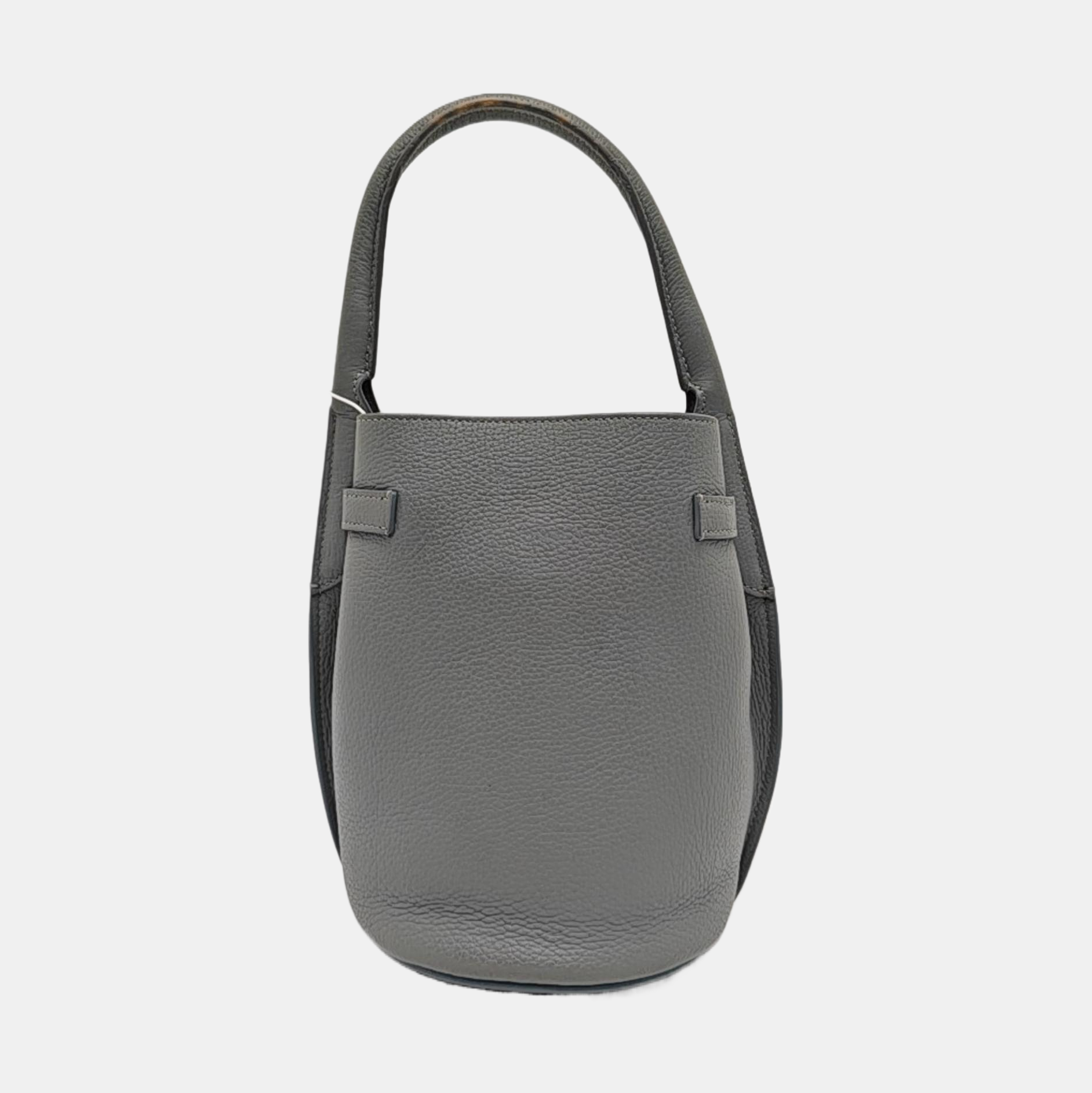 Authenticated pre-owned  BIG BAG Nano Calfskin Gray - Bucket Bag at Looply