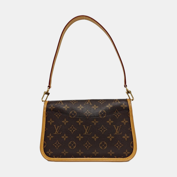 DIANE Monogram Coated Canvas Brown