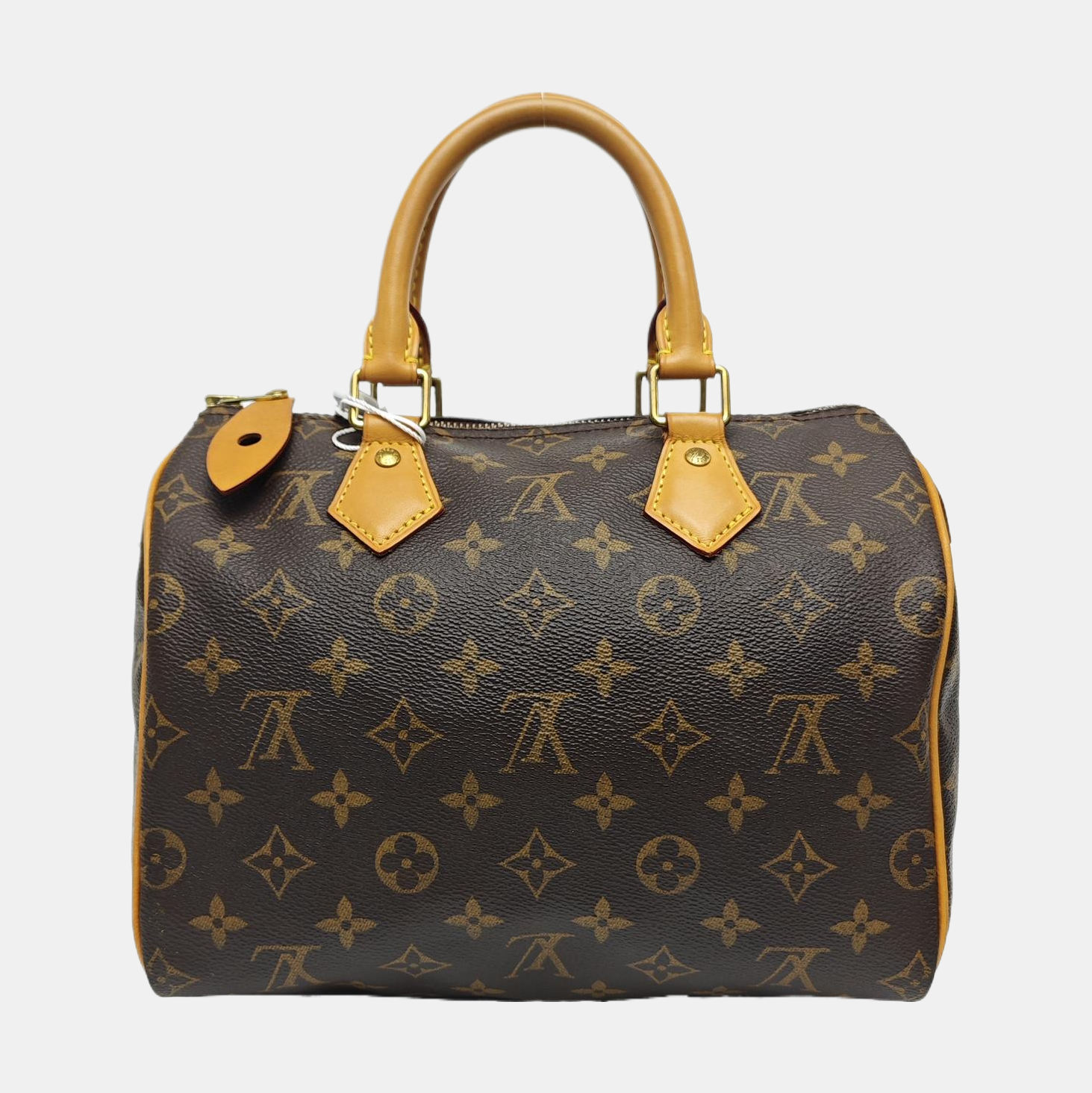 SPEEDY 25 Monogram Coated Canvas Brown