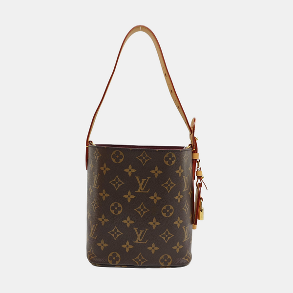 ALL IN Monogram Coated Canvas Brown