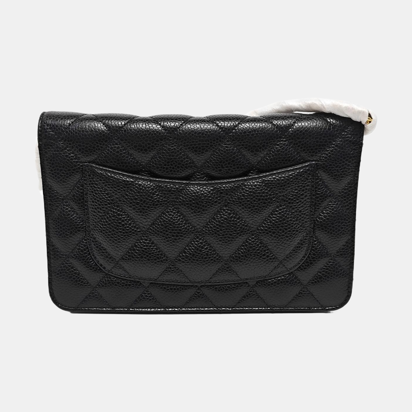 WOC Quilted Grained Calfskin Black