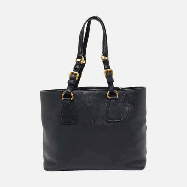 Calfskin Tote Bag Black