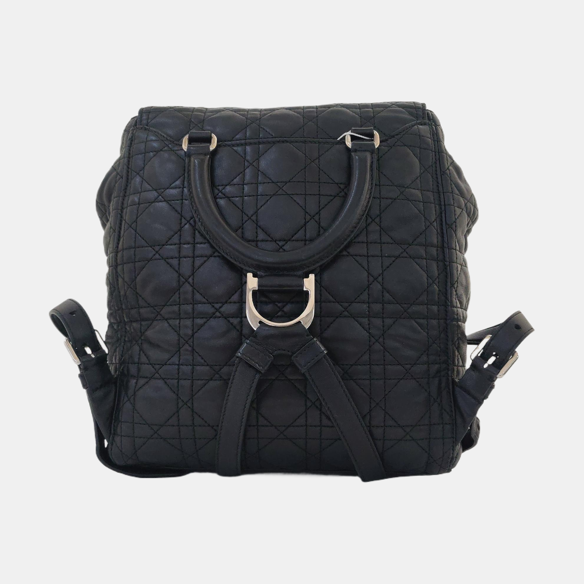 Stardust Cannage Lambskin Black