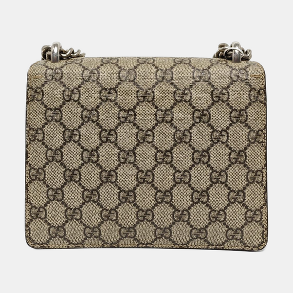 Dionysus Mini Monogram Coated Canvas Beige